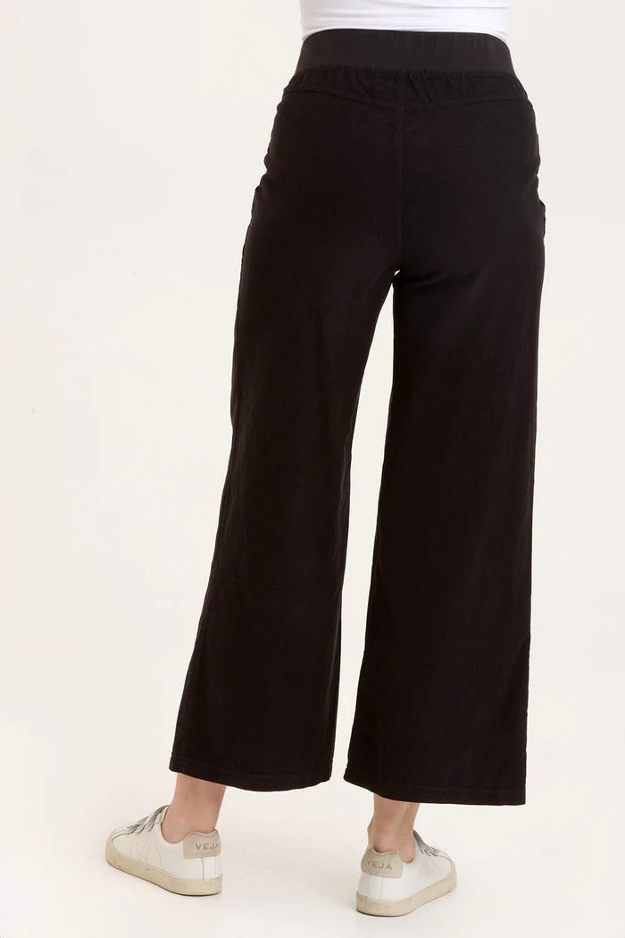 Jolene Wide Leg Pants - Black