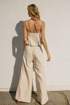 Heaven Sent Sleeveless Flared Top