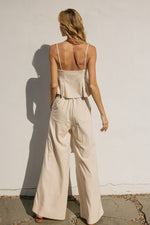 Heaven Sent Sleeveless Flared Top