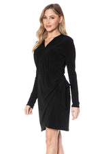 Ariella Long Sleeve Wrap Dress