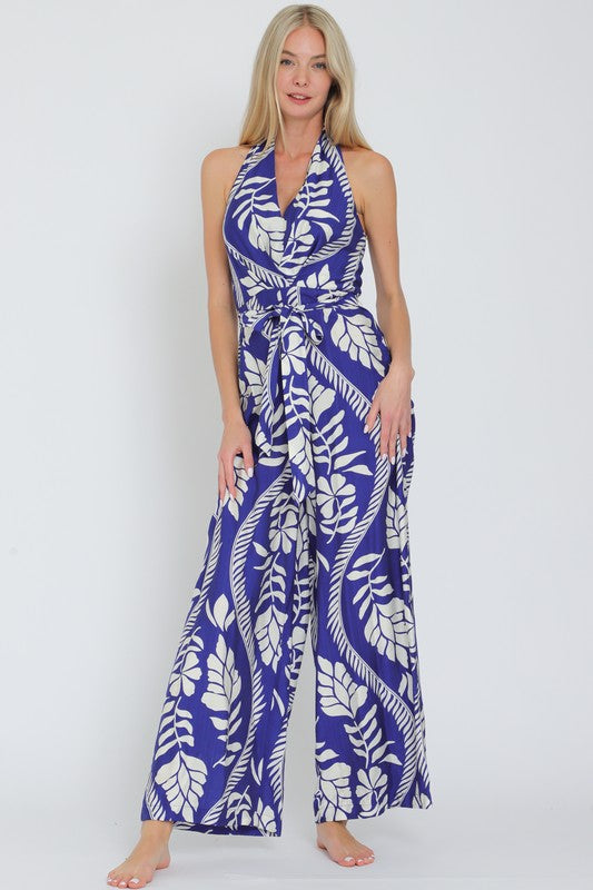 Blue/Ivory