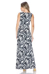 Ariella Printed Twist Front Maxi Dress