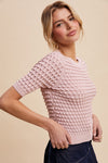 Bubble Textured Knit Top