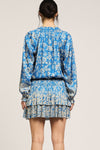 Pleated Mini Dress