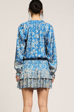Pleated Mini Dress