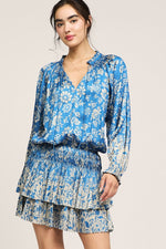 Pleated Mini Dress