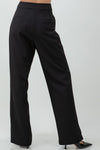 Pleated Wrap Over Adjustable Belt Trousers