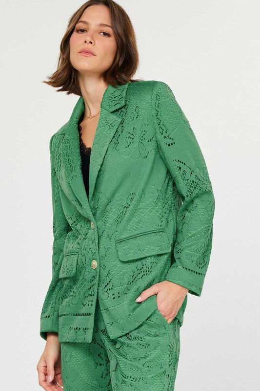 Long Sleeve Lace Jacket