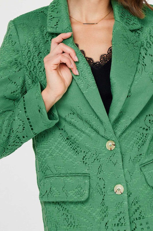 Long Sleeve Lace Jacket