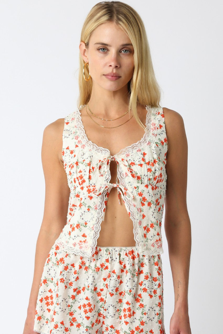 Cream/Orange