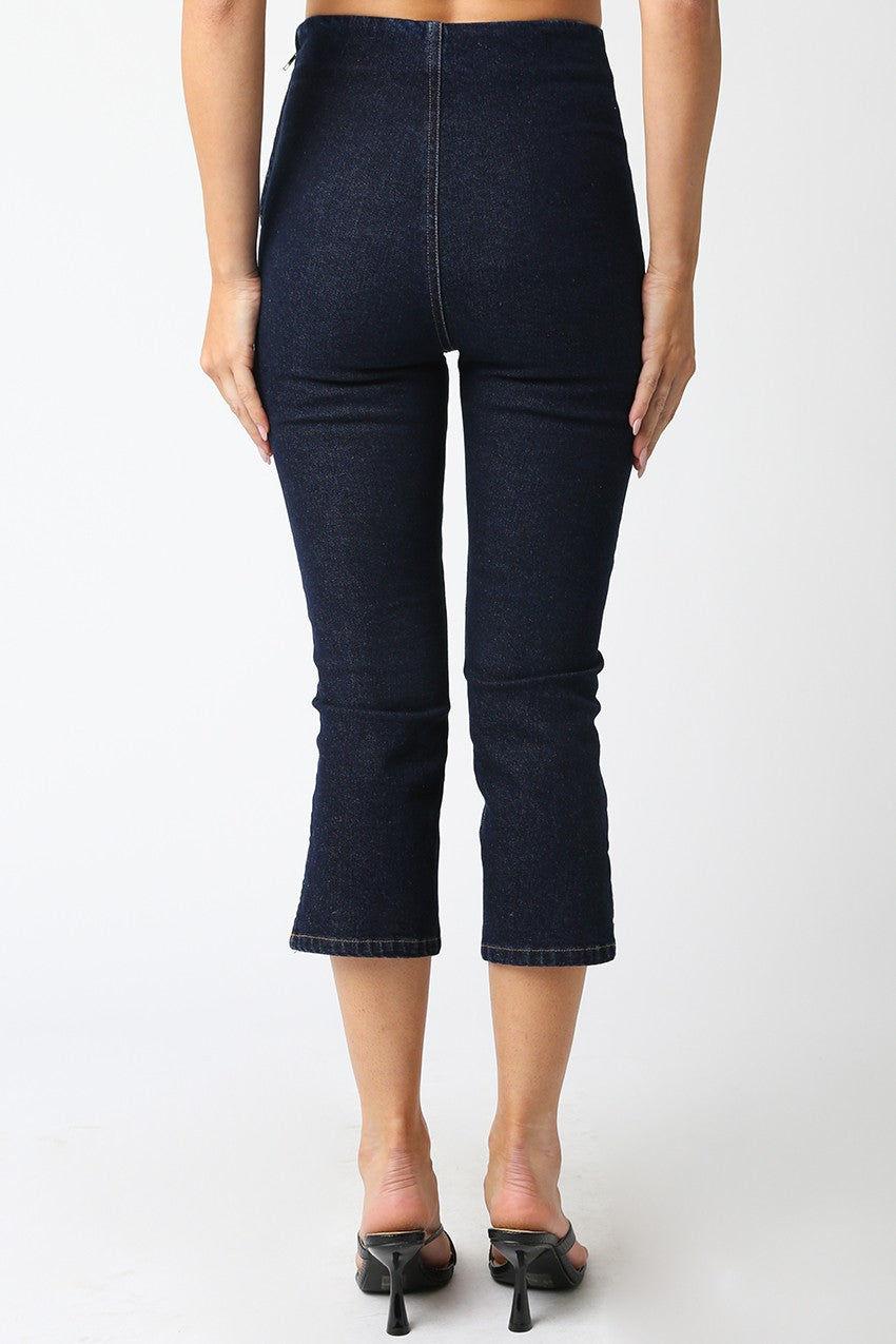 Layla Midi Denim Pants