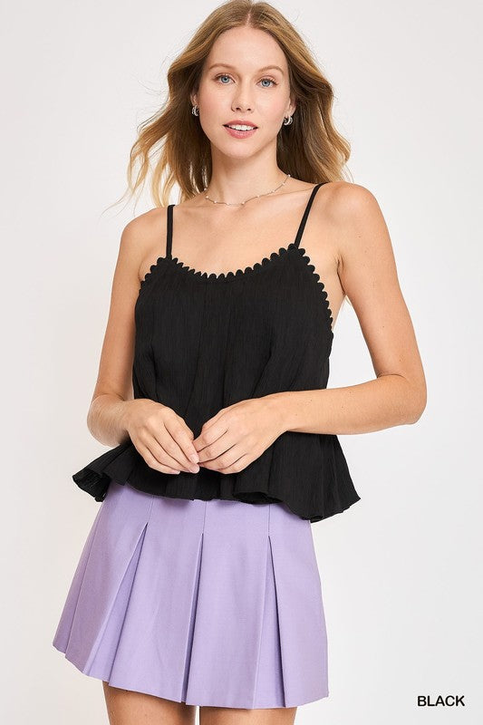 Sleeveless Spaghetti Strap Top