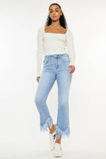 Kan Can High Rise Crop Bootcut Denim