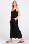 Cami Top w/ Jumpsuit - Black