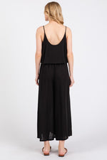 Cami Top w/ Jumpsuit - Black