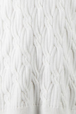 Braid Knit Pattern Sweater