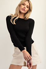 Ruched Long Sleeve Top