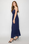 Tiered A-Line Smocked Maxi Dress