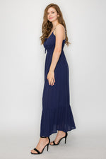 Tiered A-Line Smocked Maxi Dress