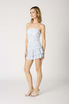 Textured Strapless Top