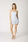 Textured Strapless Top