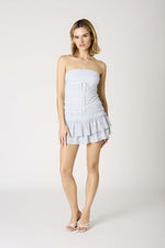 Textured Strapless Top