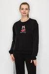 Cherry Print Sweatshirt Top