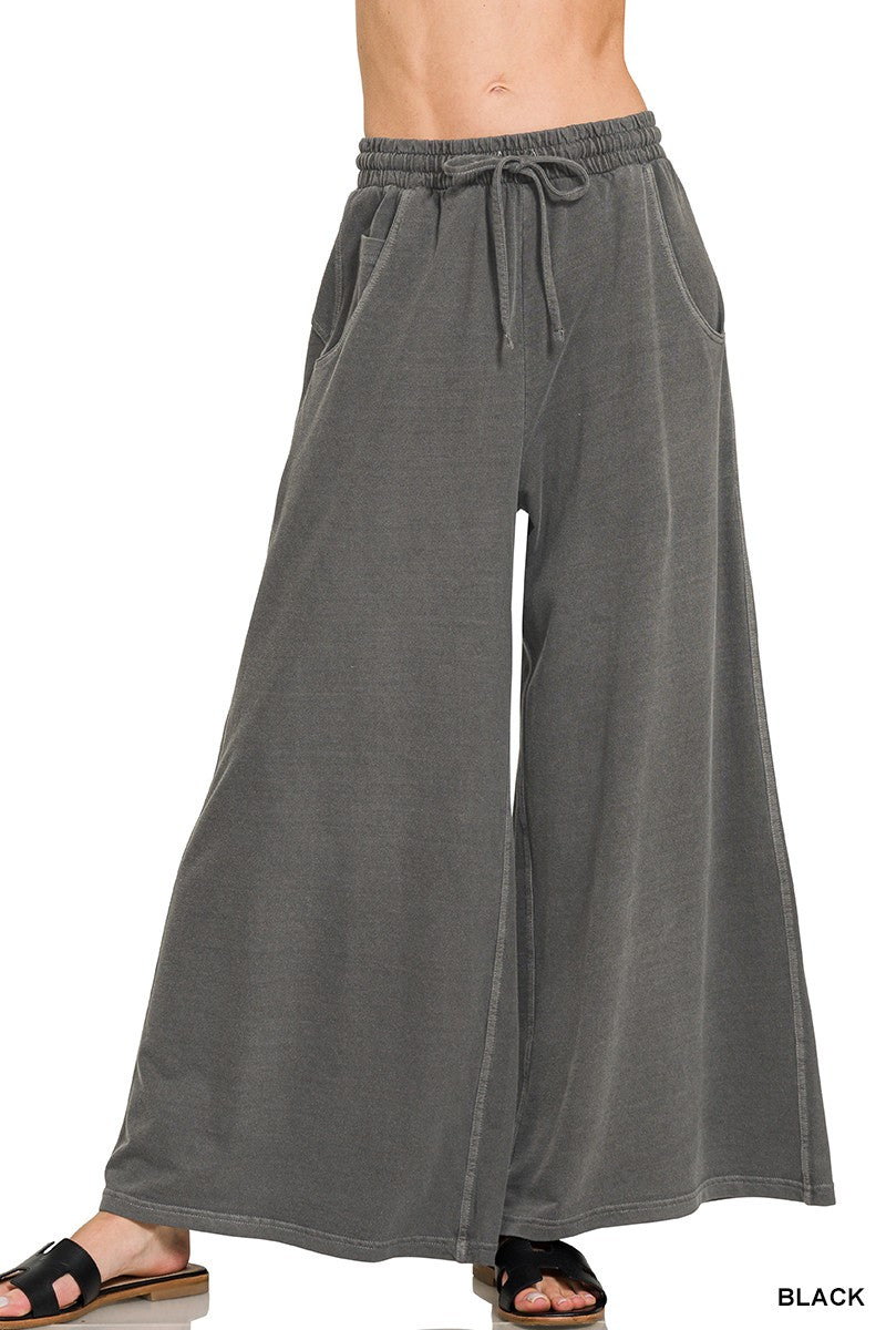 French Terry Pigment Dye & Enzyme Wash Pants