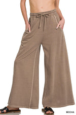French Terry Pigment Dye & Enzyme Wash Pants