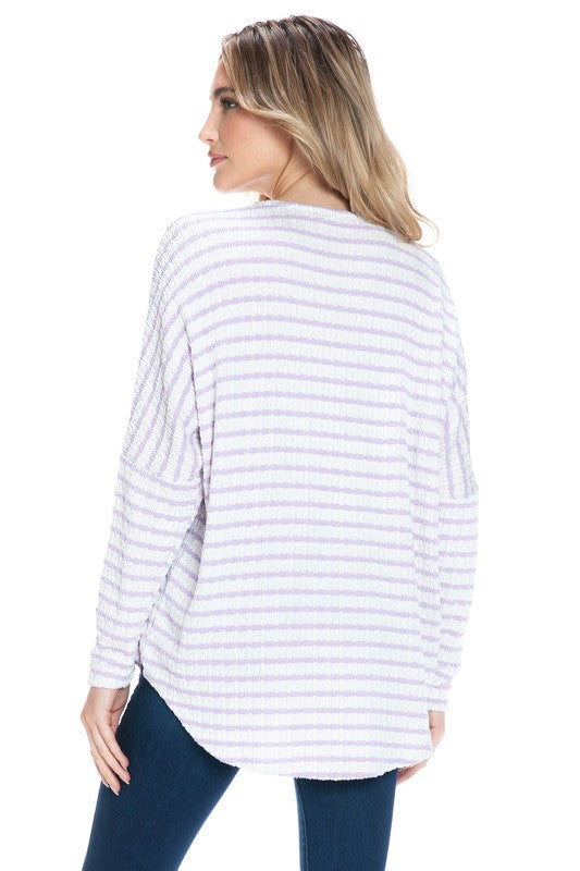 Ariella Dolman Sleeve Zipper Top