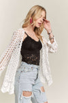Long Sleeve Crochet Cardigan