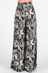 Waist Smocked Wide Leg Pants