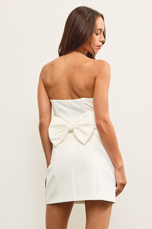 Strapless Bow Dress