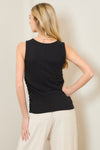 Slubby Side Ruched Tank