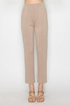Straight Leg Pintuck Pants
