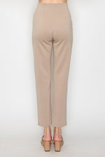 Straight Leg Pintuck Pants