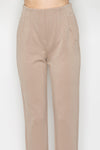 Straight Leg Pintuck Pants