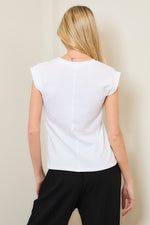 Heavy Cotton Sleeve Band Top