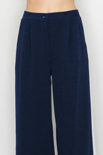Side Trim One Tuck Pants