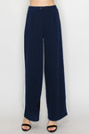 Side Trim One Tuck Pants