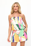 Tube Romper With Pockets