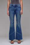 Hidden Low Rise Flare Jean in Medium Wash – soft stretch denim flares from TandyWear boutique front view