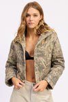 Woodland Camo Puffer Jacket