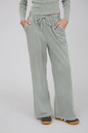 Washed Wide Leg Drawstring Lounge Pants