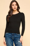 Classic Round Neck Knit Sweater