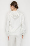 Ribbed Hoodie Sweatshirt