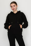 Ribbed Hoodie Sweatshirt