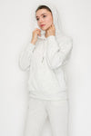Ribbed Hoodie Sweatshirt
