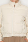 Textured Puffer Jacket