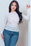 Round Neck Long Sleeve Top
